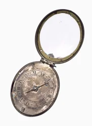 Ovale Puritaner-Uhr, ca. 1650